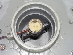 California Amplifier ADL RP1 CKU detail na polohovatelny KU signalny zberac vo vnutry  C vlnovoda  c4